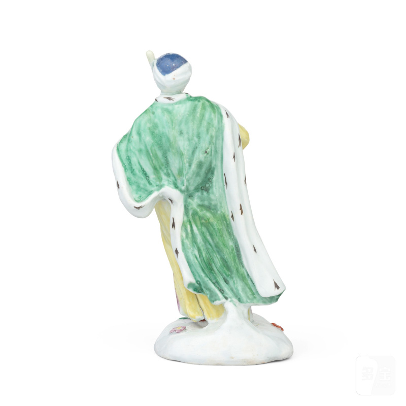 An important Liverpool (Philip Christian) figure of a gentleman in Turkish costume, circa 1765-75 - 图2